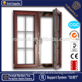 New Design Energy Saving Low-e Glass Aluminum Clad Wood Window